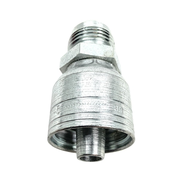 Eaton Fitting, Hyd, Weathergrip, Jic/37 Deg Male Rigid, 3/4-16 Thread, -06 Hose, 2.10 Lng 06Z-508 - main